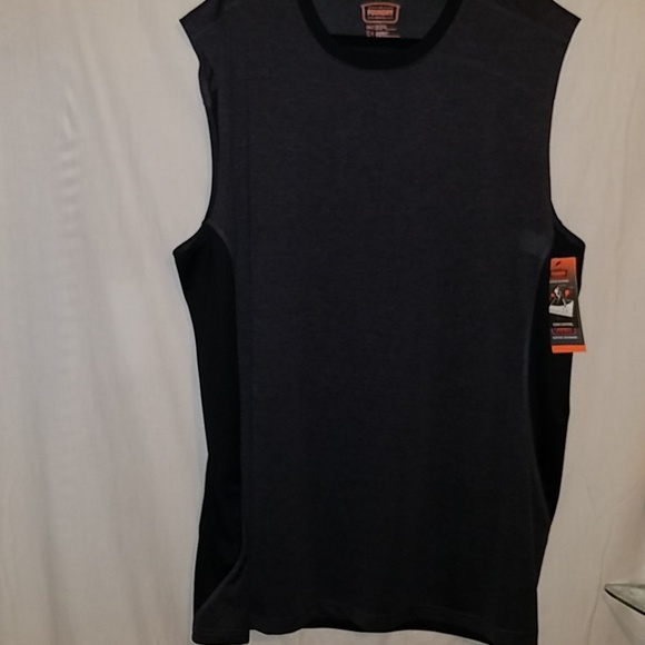 Foundry Supply Men/'s Activewear 4XLT Dark Blue Sleeveless Tank Top 100/% Poly NWT
